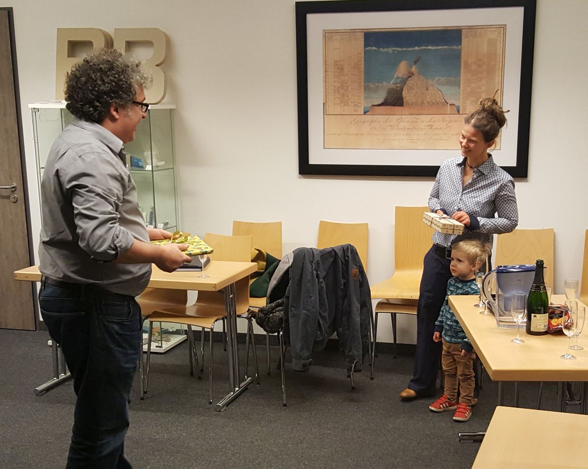 rbolab's tweet photo. Congratulations to @rbolab's newest PhD graduate Ines Putz! She successfully defended her thesis on Leveraging Novel Information for Coarse-Grained Prediction of Protein Motion #Phd #proteinprediction https://t.co/eNhtjTEBMP