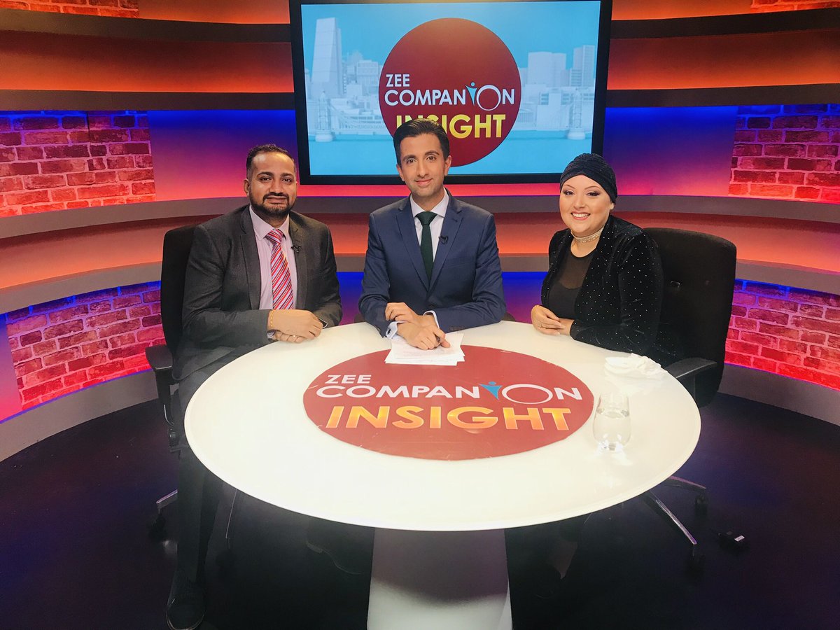 Sharing her breast cancer story with incredible honesty, @reenaparmarpro is my guest on <a href="/ZeeTV/">ZeeTV</a> UK &amp; Europe tonight from 1730 - along with her husband Micks talking about what it’s like for partners too. Join us on Sky 709, Virgin 809. Repeat Tuesday 9am. #BreastCancerAwareness