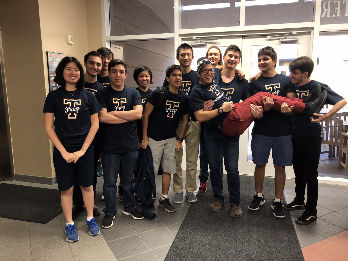 TrinityPrepFL's tweet photo. Five Trinity Prep teams competed this weekend at the @StetsonU programming competition. One team, Dominic Martinez '19, John Baldwin '19, and Tej Stead '19, placed 5th out of 39 teams! #TPSlearns #TrinityPrepFL https://t.co/5xhoRZerFE