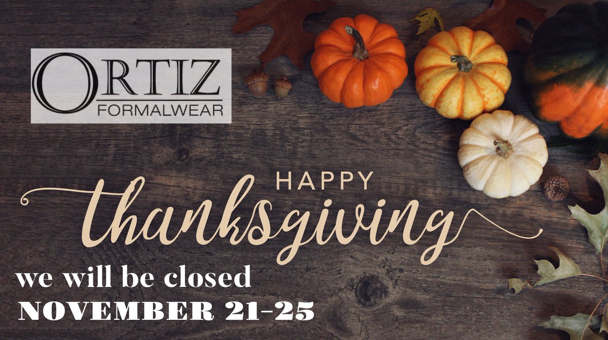 Happy Thanksgiving Week!