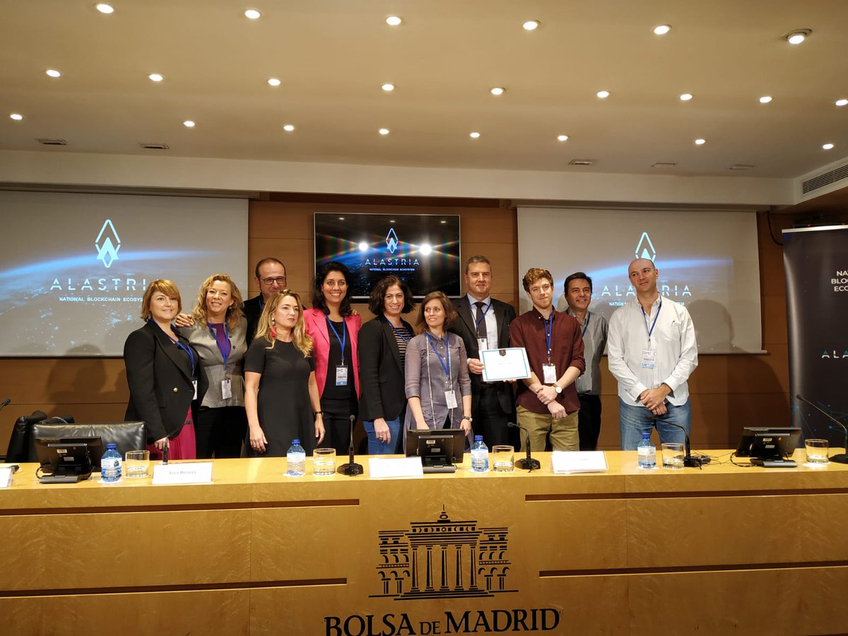 GoTechMadrid's tweet photo. Un honor para #GoMadrid poder haber sido parte del jurado en el #opencall de @alastria_es en Madrid con nuestra directora de #ecosistema @aranchariestra junto @cris_aranda_ @delamata2000 y Julio Faura
Enhorabuena a todos los participantes y sobre todo a #ImpactWare en @GrupoBME https://t.co/0i40E7A23c