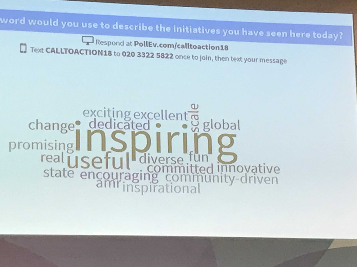 COMDISResearch's tweet image. Delegates call pioneers promoted at #CalltoAction18 inspiring, dedicated and community-driven in their efforts to tackle antimicrobial resistance