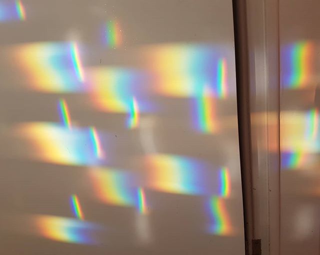 psmccool's tweet photo. #rainbows in my office 
Spectrums saving the afternoon
#sunlightMagic https://t.co/JvPZ1FmSE9
