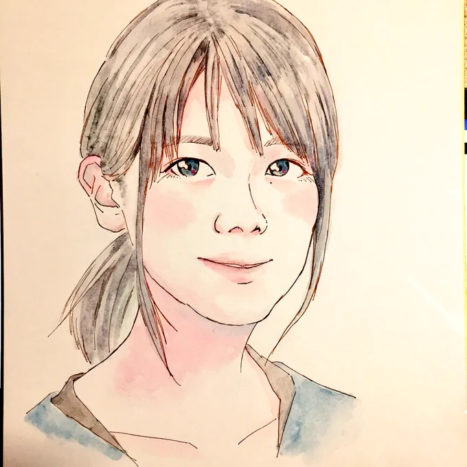 似顔絵の練習 