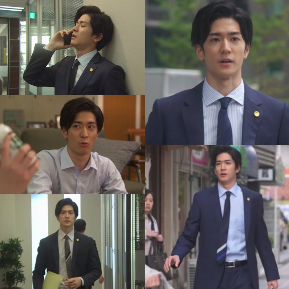 Na Twitterze Suits 7話 鈴木大輔 大貴 ファッション一覧 全10パターン ドラえもん色のネクタイかわいくて推しネクタイの１つ 3話で付けてたチェック柄のネクタイ激推しだからまた付けて欲しい ドラマスーツ 中島裕翔