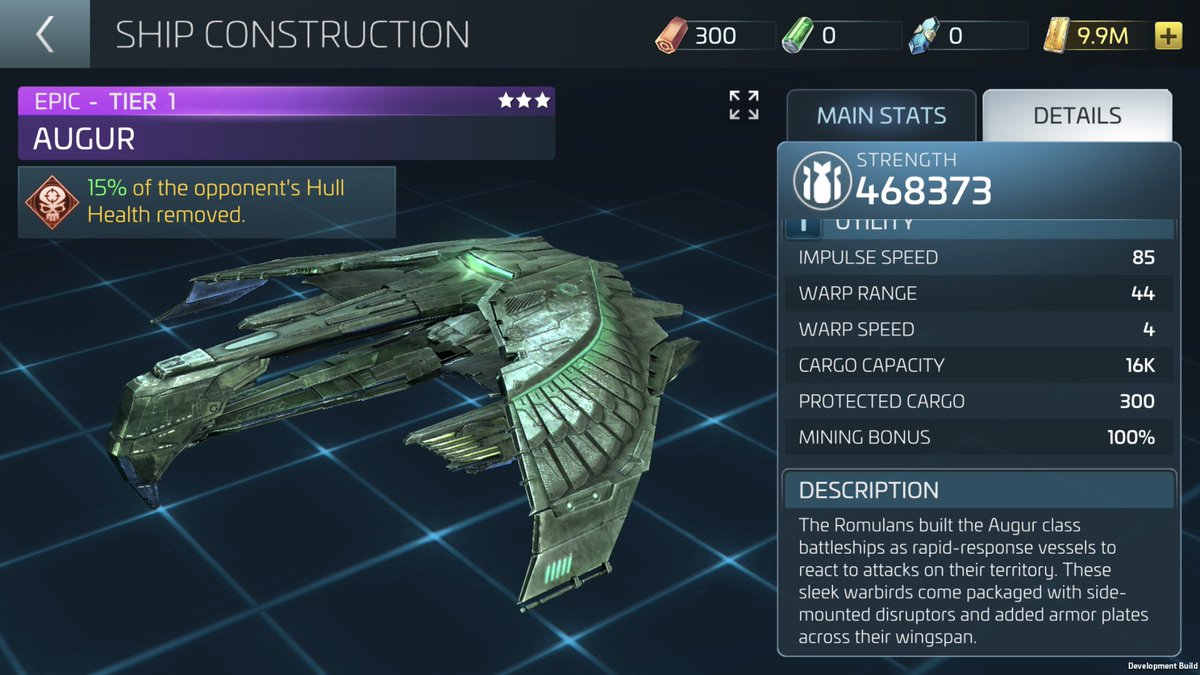 HailRomulus's tweet photo. Behold the divine instrument of your destruction. #StarTrekFleetCommand https://t.co/O1m5bxlY2k