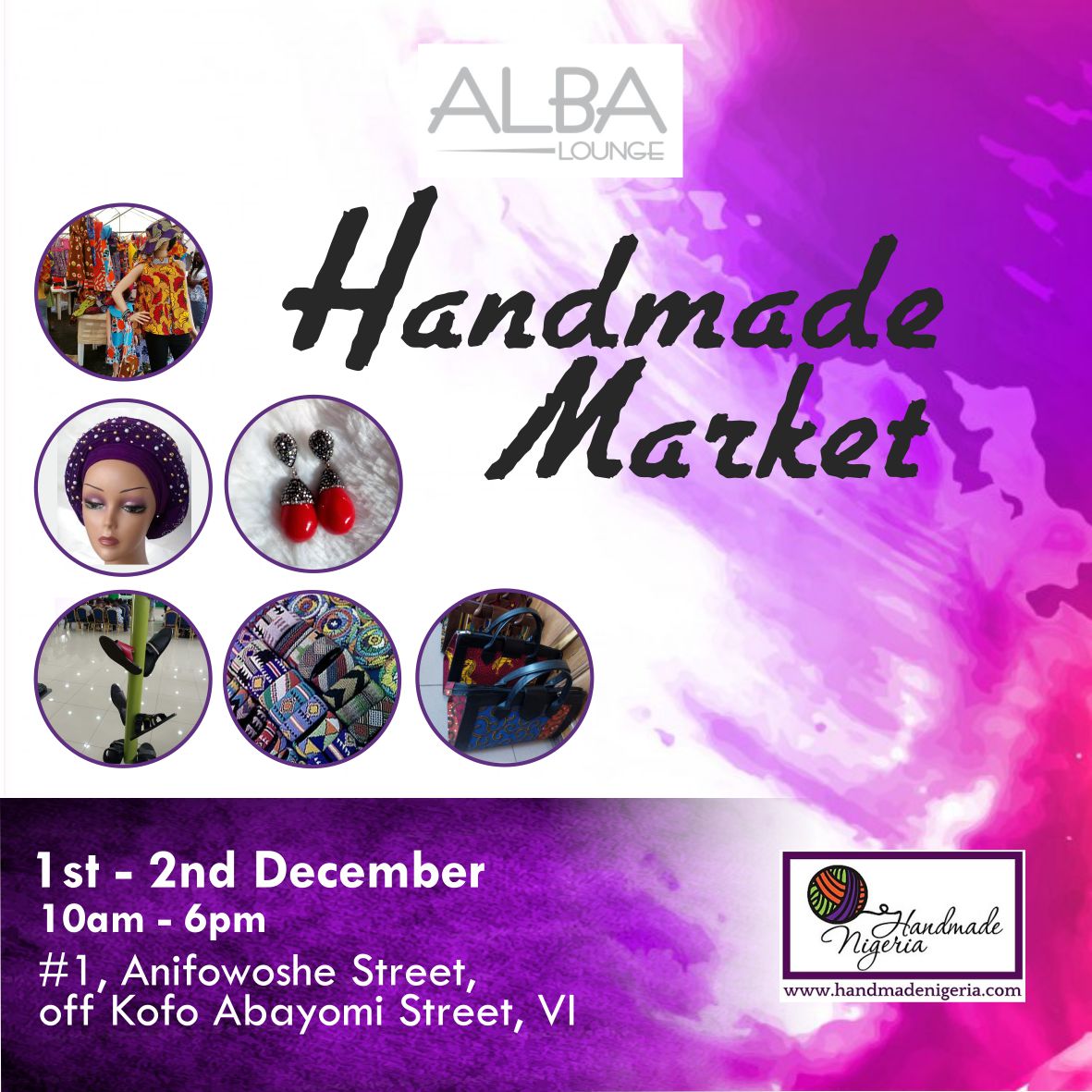 HandmadeNg's tweet photo. Tell somebody! The #Handmademarket is popping up again in VI. And, you can look forward to a rich, relaxed shopping experience for you and yours. All you want for Christmas is here ππ
Call 08034339858 to book a space while you can
#popupmarket #christmasfair #albaexperience https://t.co/l5YTttfQV7