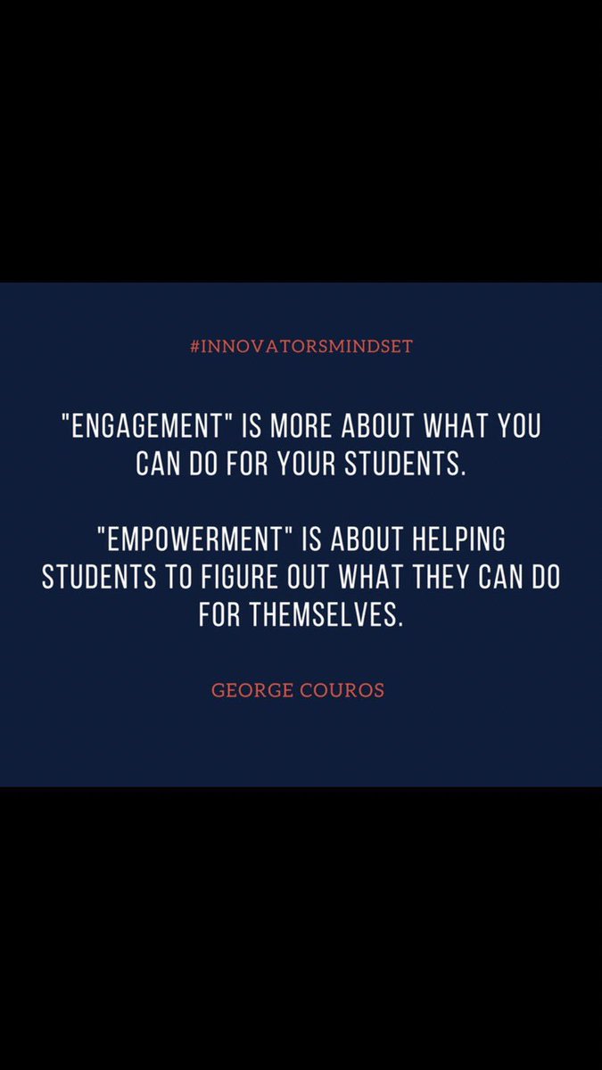 Ms_pitzer's tweet photo. Empowerment💪🏼💛 This is our goal as teachers! Thanks for helping me achieve this... @SamThePara @kimjames316 #WillbernTweets #Chat4 https://t.co/KZQed0OvDS