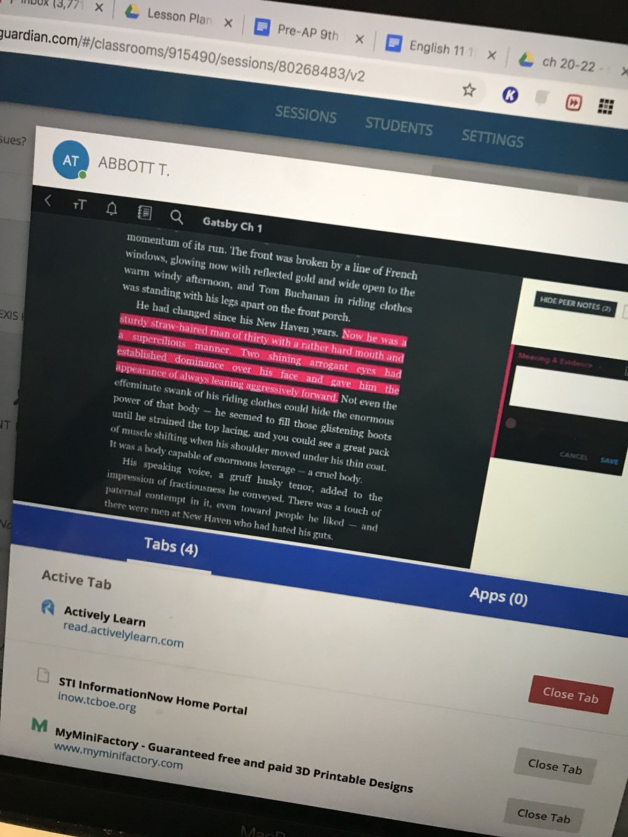 spatterwestga's tweet image. Ss using #activelylearn to share annotations of textual evidence to support answers #dedicated @BBCMHS