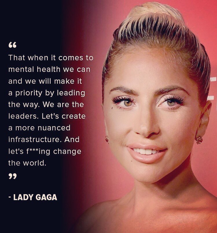 “We need to bring mental health into the light. We need to share our stories so that global mental health no longer resides &amp; festers in the darkness. It is dangerous &amp;we know this because amongst other shootings &amp; acts of violence.” -<a href="/ladygaga/">Lady Gaga</a> 🙏🏻 #mentalhealthawareness #ladygaga