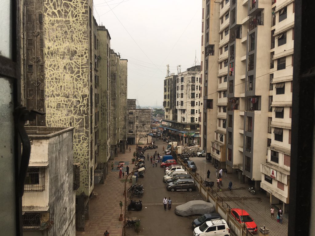 SupriyaJaan's tweet photo. From the Window #PMGP Colony #Mankhurd #Mumbai https://t.co/1fB3lNIxGw