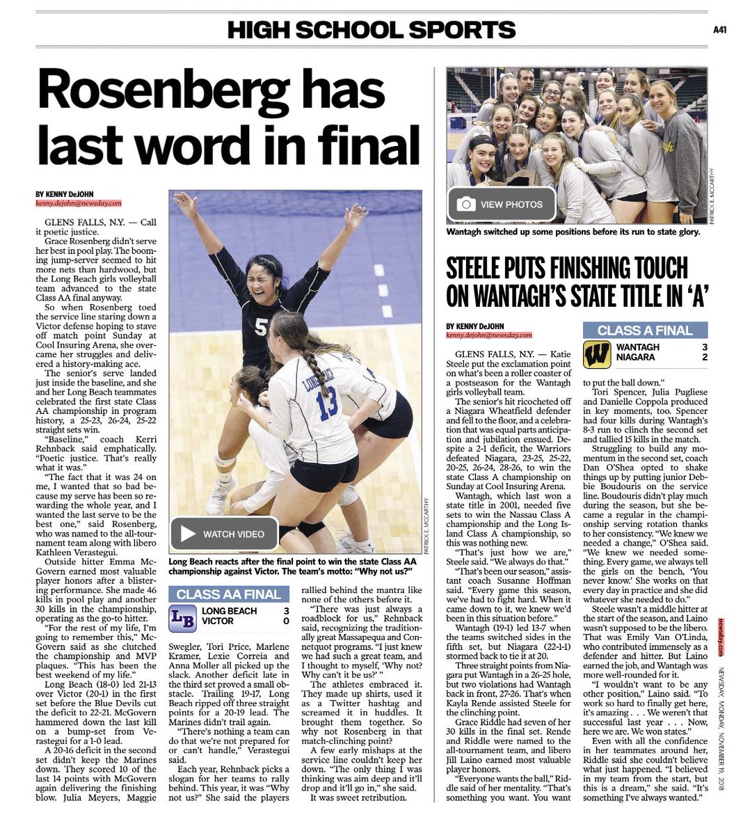 kennydejohn's tweet photo. It’s championship central in today’s @NewsdayHSsports https://t.co/AdEUmOZRtv