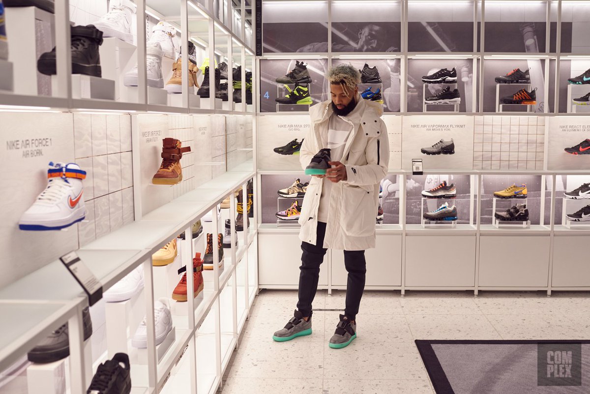 odell beckham jr sneaker shopping