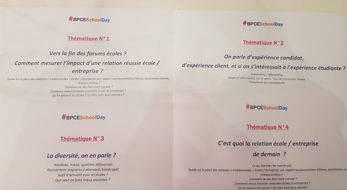 2ème round, nouveaux thèmes ! 😊