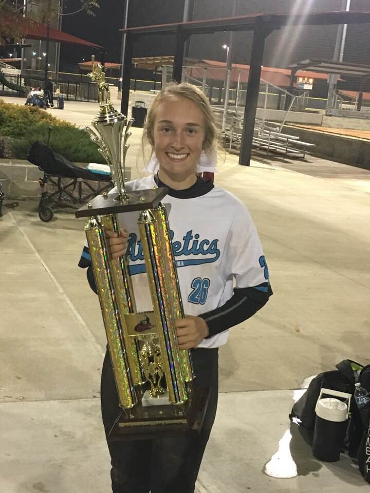 Shelby Samples is our shortstop/second baseman. The kid works hard and loves softball! She spends the majority of her time working on her softball skills. She will keep you on your toes and brings a very consistent lefty bat to the lineup. She loves her team and this sport!