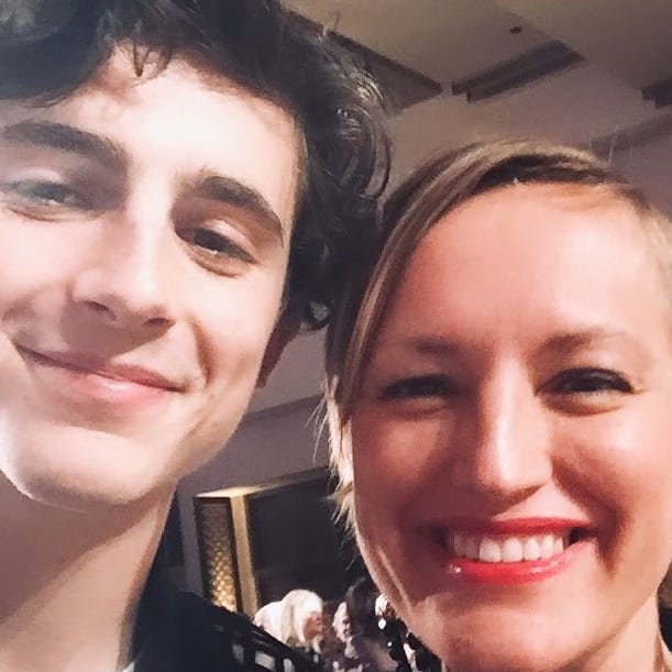 TimotheeStuff's tweet photo. .@RealChalamet at #GovernorsAwards 2018. "I succumbed to the temptation and asked for a 📸" (19/11/18) [ig stories sofizermoglio] https://t.co/y4ESdp9ivm