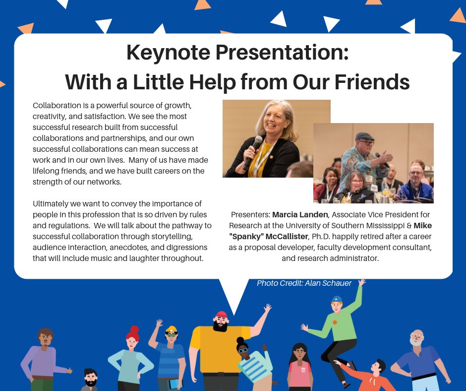fracucf's tweet photo. Hear from Marcia Landen &amp; Mike "Spanky" McCallister during our Keynote Presentation on January 18, 2019! Register online today!
https://t.co/0GglhgBxoG

#FRAC #Researchadmin #researchadministration #research #Orlandoconference #conference #FRAC2019 #researchadminconference https://t.co/5zl08gEU7n