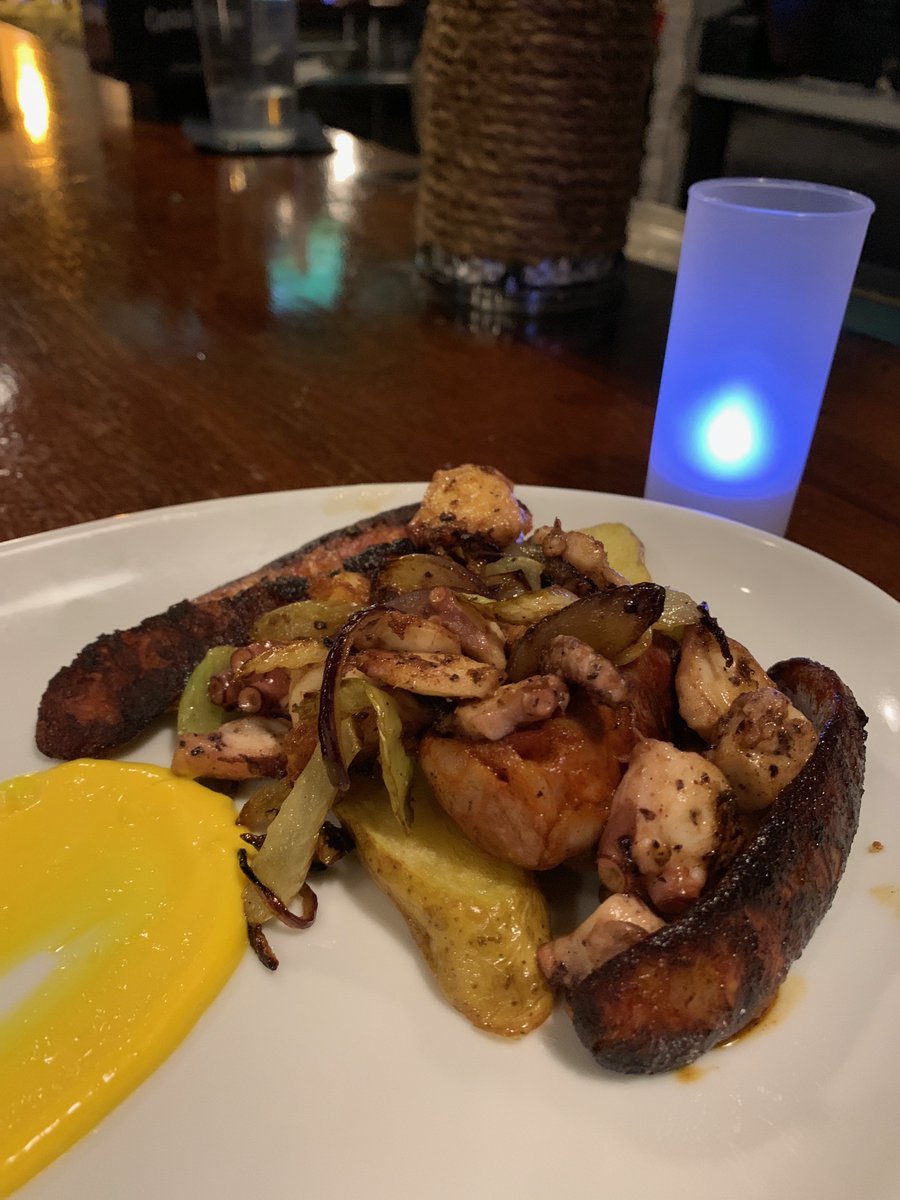 SaltwaterSono's tweet photo. "GRILLED OCTOPUS
saffron aioli, chorizo, celery, onions" - You must try it next time you visit us! 
#saltwatersono #sonoct #yumm #octopus #appetizers #cteats #ctfood #203foodies 
SEE OUR MENU HERE: https://t.co/SdpQH5UCSC https://t.co/d7pcODNIpM