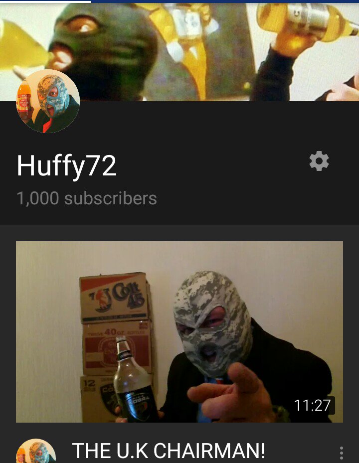Huffy72's tweet photo. A milestone #Maltliquor #Huffy72 #ukchairman #numberone #40oz #shitfaced #youtube #verysuperfamous #LabelOut https://t.co/ECOJ14EE3X