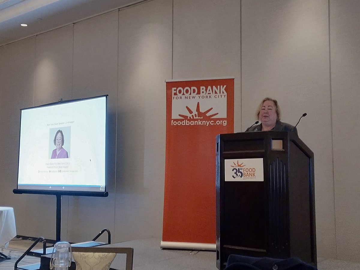 DavidWeprin's tweet photo. Very grateful to be a part of the @FoodBank4NYC legislative breakfast and learn about #HungerinNYC with @BarryGrodenchik &amp; @RepJerryNadler. I want to thank @LizKrueger &amp; @RepJoseSerrano for all of their hard work to #endhunger. https://t.co/B4PShpfpum