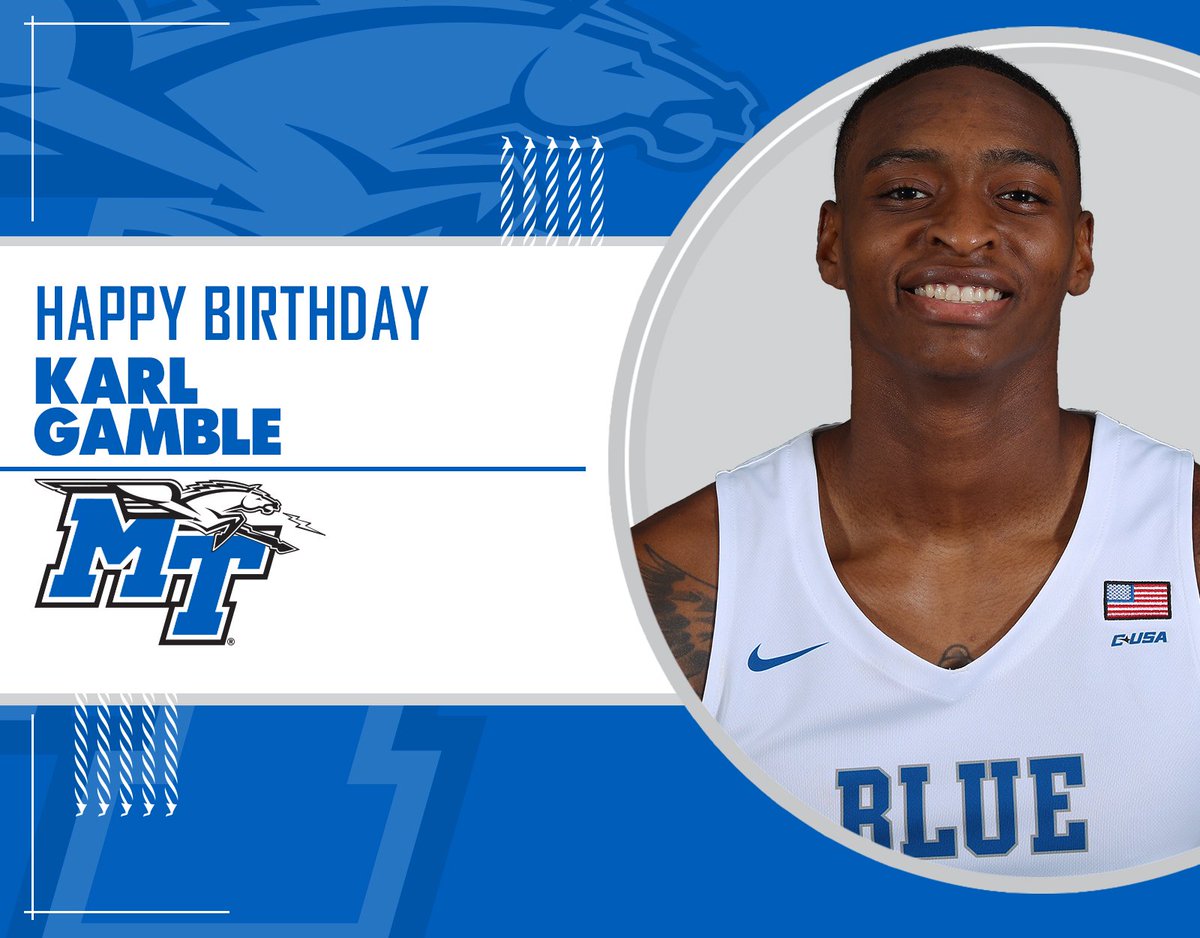 MT_MBB's tweet image. RT to wish Karl Gamble a Happy Birthday!!
#BlueRaiders