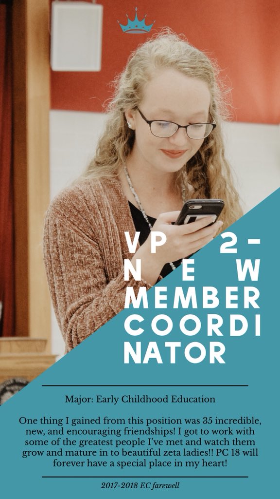 A special spotlight for Executive Council 2017/2018 for your service to this chapter! ZL💗