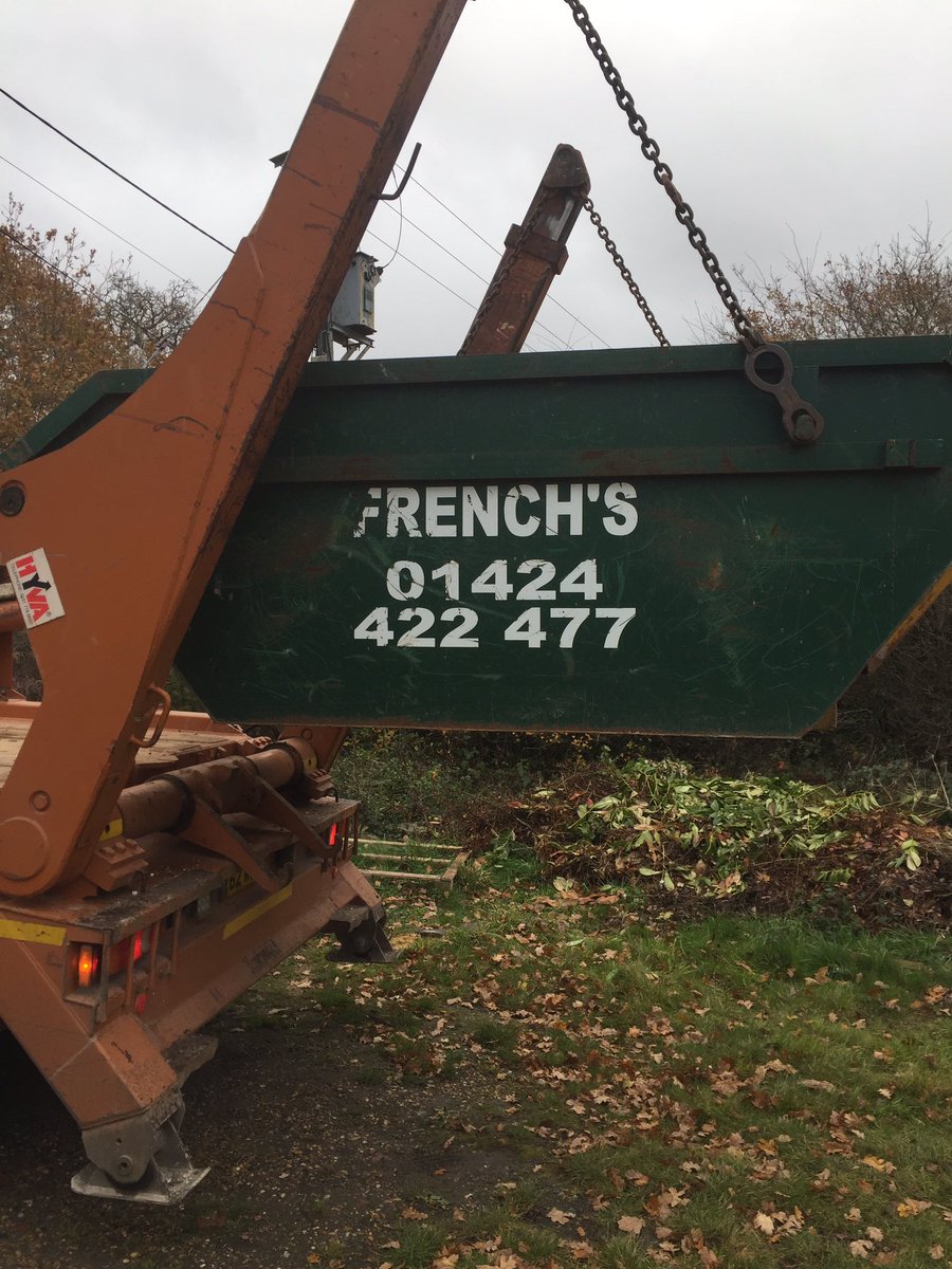 Thank you so much <a href="/FrenchsTN38/">Frenchs</a> for the donation of a skip for the day. This enables me to clear a parking area for more delivery’s. It will have a massive impact on the build going forward thank you. #mentalhealth #veteransvoices #donation #ptsdawareness #ptsdrecovery