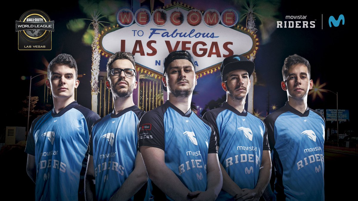 🚨 CONFIRMADO 🚨

El squad de <a href="/CallofDuty/">Call of Duty</a> de Movistar Riders estará en #CWLVegas  del 7 al 9 de diciembre. Nos morimos de ganas de verles en acción. Esta vez, lo que pase en Las Vegas cruzará el charco. 

#SomosMovistarRiders 💙
