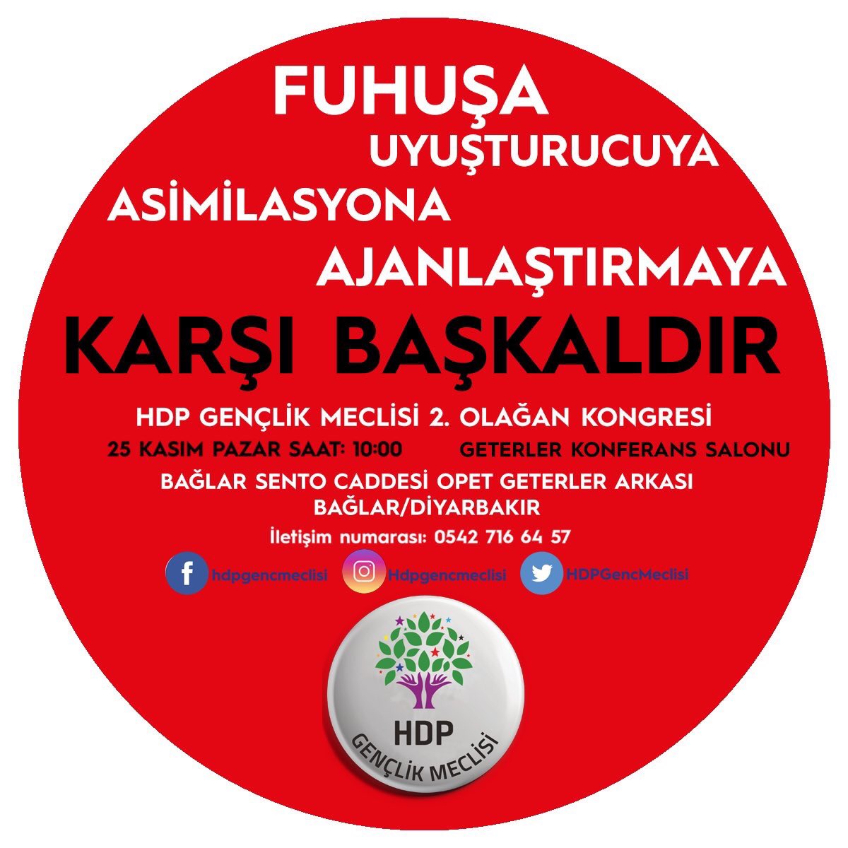 Genç Başladık,Genç Bitireceğiz #HDPgençlikAmedteBuluşuyor