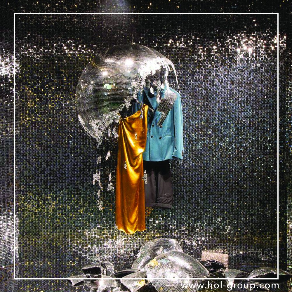 We really like this window scheme for <a href="/REISS/">Reiss</a> in Selfridges. The window display forms part of the <a href="/Selfridges/">Selfridges</a> Rocks Christmas Campaign currently installed in the windows of the world famous London department store. #holLOVES #theHOLway #ChristmasWindow