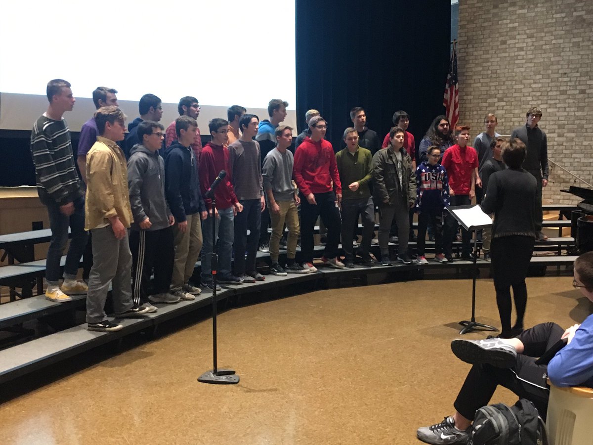 Fine Arts WCSD (@fineartswebster) on Twitter photo Professional vocal ensemble, Renaissance Men (from Boston) engage in workshops with young men from @WillinkTitans, <a href="/ThomasHSMusic/">Thomas HS Music</a>, & @PenfieldCSD. Seeing where music can take you is pretty cool! Concert tonight @ 7PM to hear all these groups collaborate in song! Professional vocal ensemble, Renaissance Men (from Boston) engage in workshops with young men from @WillinkTitans, <a href="/ThomasHSMusic/">Thomas HS Music</a>, & @PenfieldCSD. Seeing where music can take you is pretty cool! Concert tonight @ 7PM to hear all these groups collaborate in song!