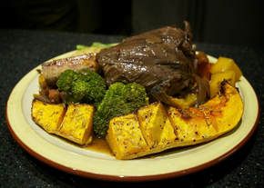 What's your go to dish on a cold winter's evening ?  Ours is a succulent wild venison shank in the slow cooker with pears and parsnips!  buff.ly/2wcyHJR