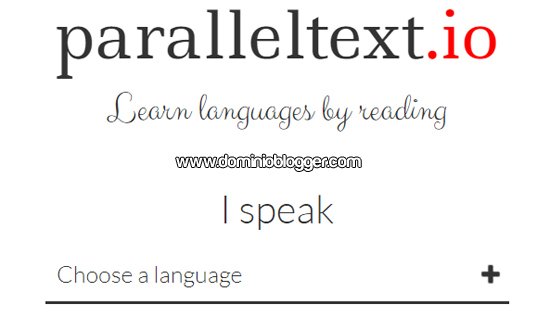 dominioblogger's tweet image. #Paralleltext #AprendeIdiomas #AprendeGratis #LibrosDeIdiomas #Libros #Lectura #Idiomas | Aprende idiomas leyendo libros con Paralleltext | dominioblogger.com/2018/11/aprend…