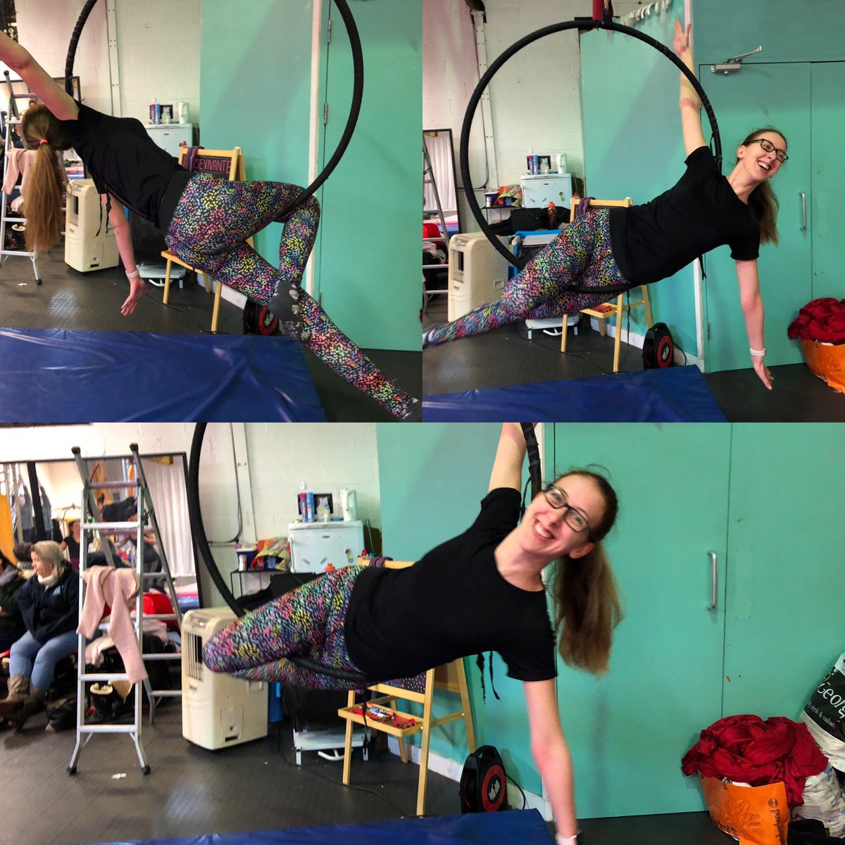 _Rainbow_Fish's tweet photo. I think I’m in love! #aerialhoop #aerialbeginner #firstlesson https://t.co/3k3lzRRfXp