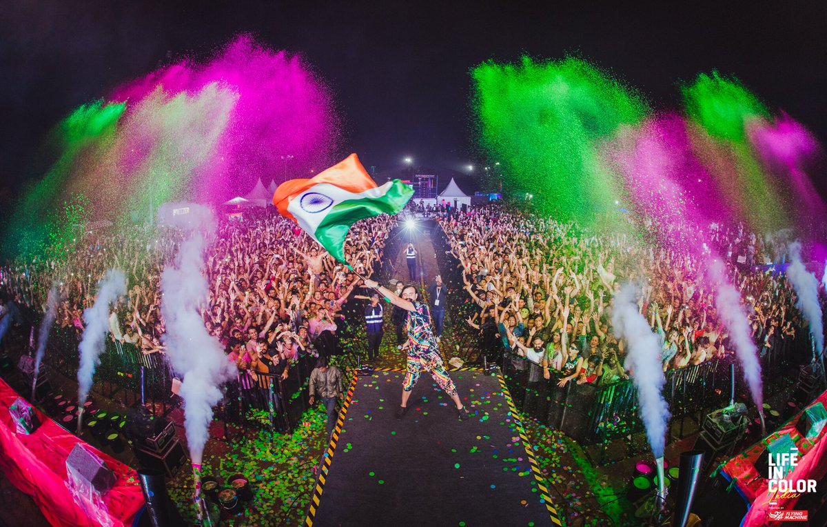 #Delhi THANK YOU for coming out last night #LifeinColorIndia