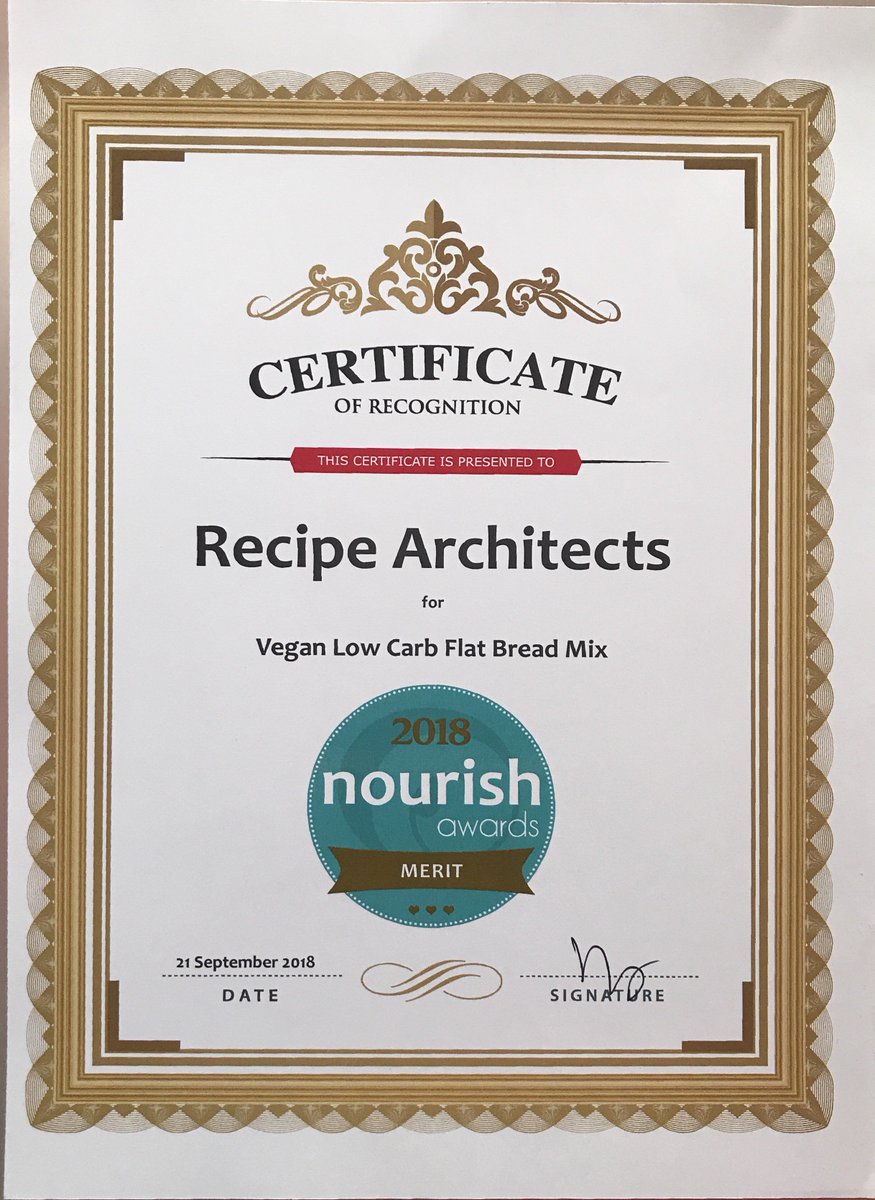 TReat_ge's tweet image. Hey guys! Just noticed that this post has been sitting in my outbox without being posted😩 but look-our #lowcarb #vegan #flatbread had been awarded the merit prize for the #nourishawards! Super excited to let all of you know. Thank you Nourish Awards