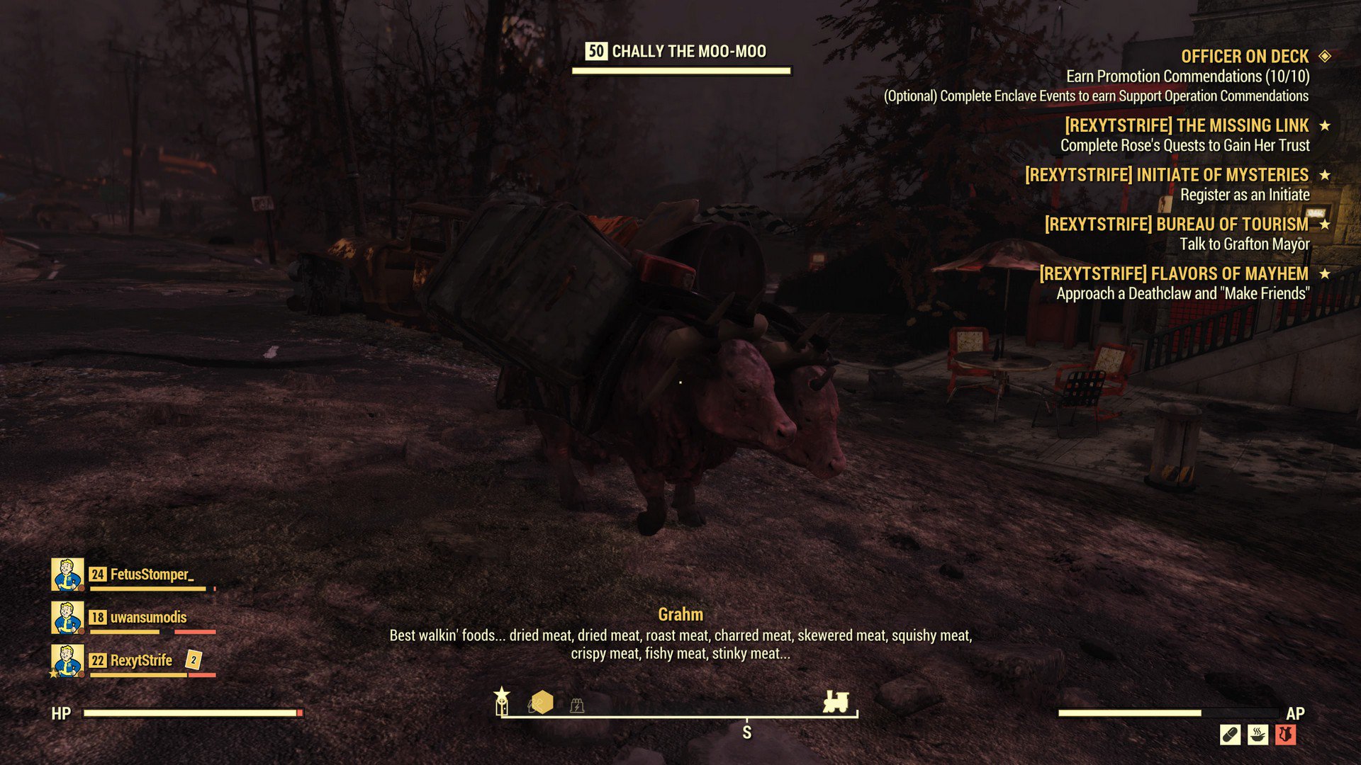 Christian Geordi Isley I Found One Traveling Salesman Hes A Supermutant With A Brahmin Named Chally The Moo Moo First Non Hostile Non Robotic Or Ai Voice Ive Seen So Christian Geordi Isley I Found One Traveling Salesman Hes A Supermutant With A Brahmin Named Chally The Moo Moo First Non Hostile Non Robotic Or Ai Voice Ive Seen So