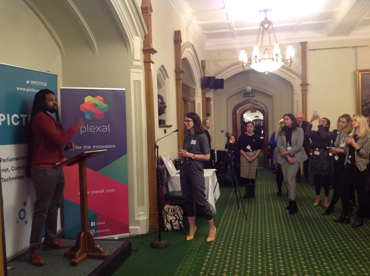 PICTFOR's tweet photo. .@lovelanguageltd want to ensure that deaf people are integrated throughout organisations, in all tech companies and in government #techdiversifies @Plexalcity https://t.co/3umGyaKlVg
