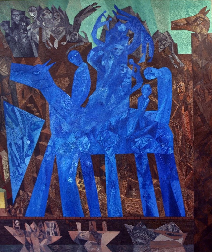 Dave Pearson - Blue Horse c.1990