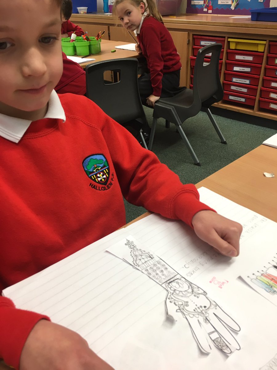 Hallglen_P3B's tweet photo. We have been learning about wedding traditions in different religions. Today, we learned that for Hindu, Islam and Sikh weddings, the bride has beautiful patterns drawn on her hands and other parts of the body, using henna(mehndi).
We created our own fantastic mehndi designs. https://t.co/jb01VQMZtV