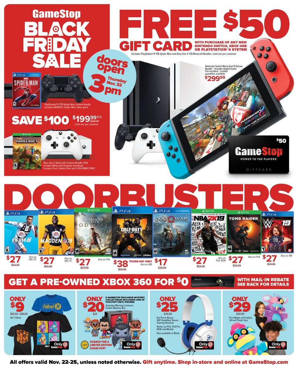 gamestop nintendo switch black friday 2018