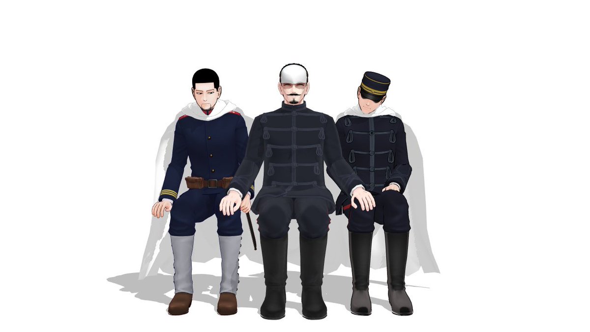 晴一 モデル ウメ様 鶴見中尉 Jack様 尾形百之助 花沢勇作