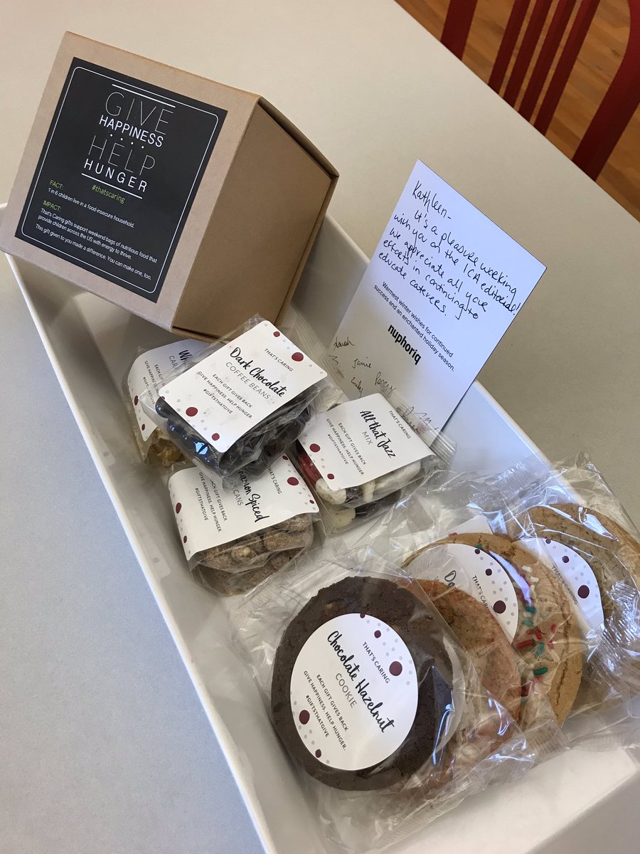 KathStoehrCS's tweet photo. Ooh! Thank you @nuphoriq for the tasty treat! The @Catersource_llc office will enjoy! #helphunger #givehappiness #teamwork https://t.co/trQGjqG7jY