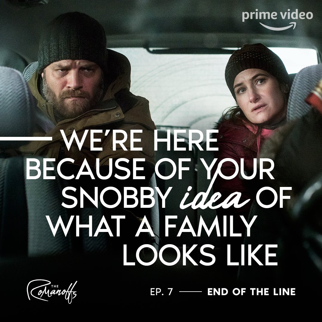 All for family. Jay R. Ferguson and Kathryn Hahn star in the latest episode of #TheRomanoffs, now on Amazon <a href="/PrimeVideo/">Prime Video</a>.