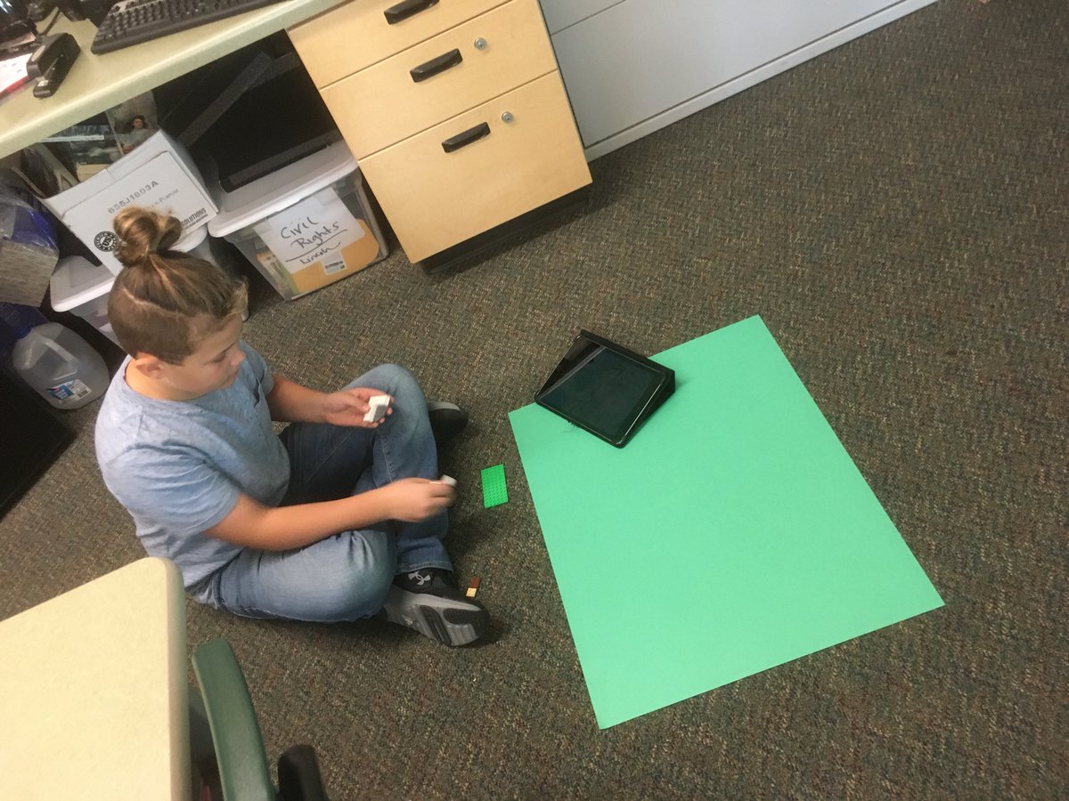 DoInkTweets's tweet photo. MT @K_Dunfield: 5th Grs bringing #Colonial times to life using #imotionapp & #greenscreen app @DoInkTweets #create #CriticalThinking #weLearnVPS “I’m doing the part when John Smith says, ‘He who does not work shall not eat!’” #VPSAmazing https://t.co/hWJF0LyHNm #doink