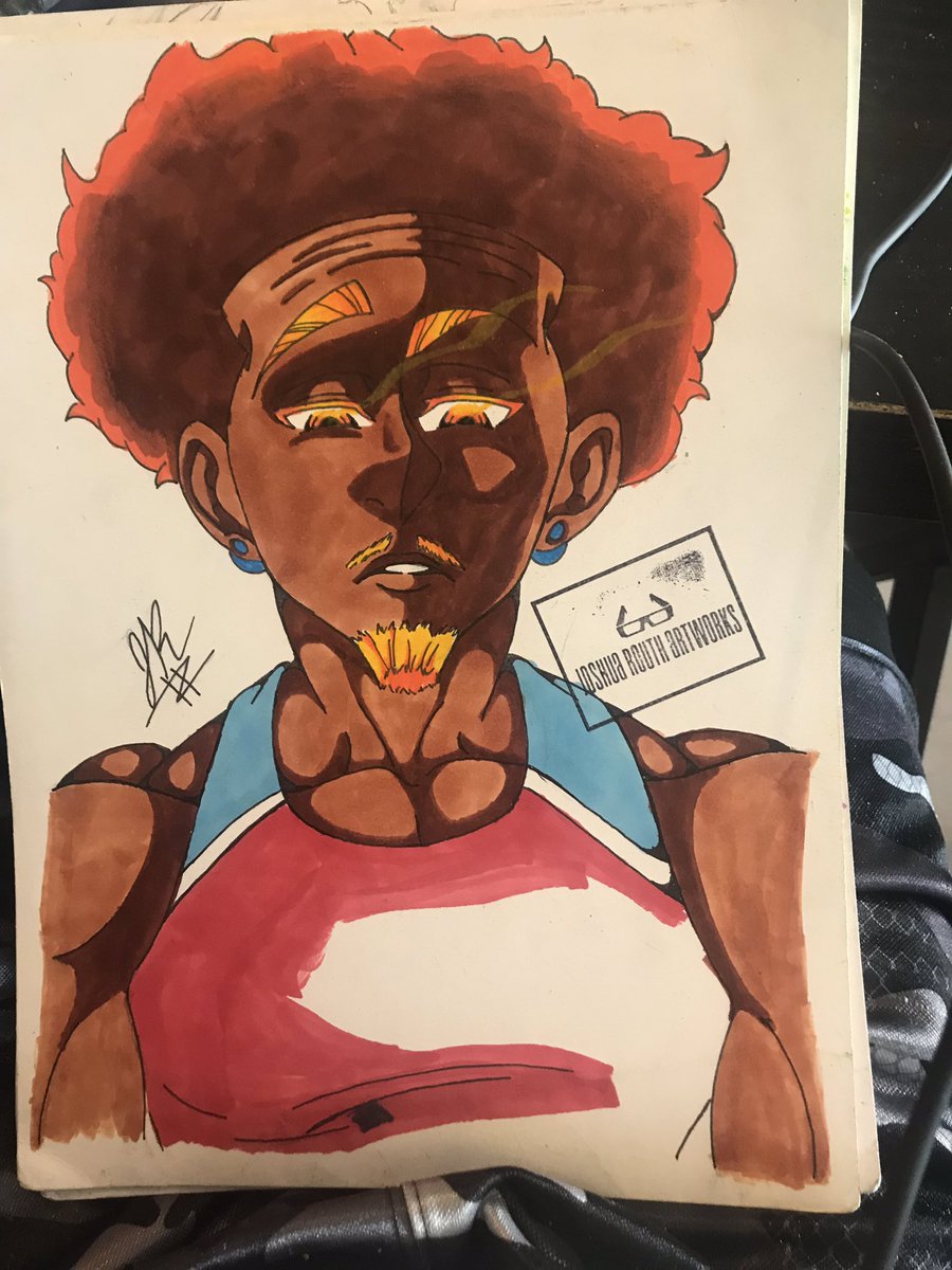 jrouthart's tweet photo. Wassup everybody🙋🏽‍♂️A year ago,I was in the woodworks trying to come up with an ALL-BLACK anime show about track and field. Today I can finally say that I have one full team done. Because Twitter only lets you post 4 pics here’s 4 out of 15 characters on the team🤟🏾🚀#BlackTwitter https://t.co/Z4YTvUSfps