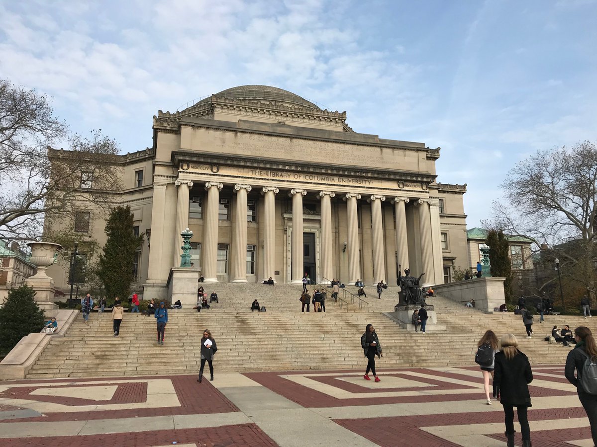 StevenAgee's tweet image. Visiting Columbia University today!