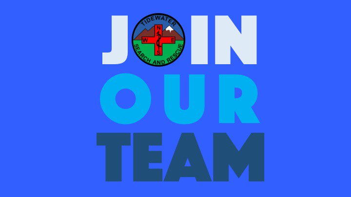 TidewaterSAR's tweet photo. Tidewater Search and Rescue is an all-volunteer Search, Rescue and Recovery organization. TSAR provides specially trained and certified professional volunteers to find lost or missing people in wilderness, rural or disaster environments free of charge. #JoinUs #CommunityService https://t.co/3Z2kI2shqE