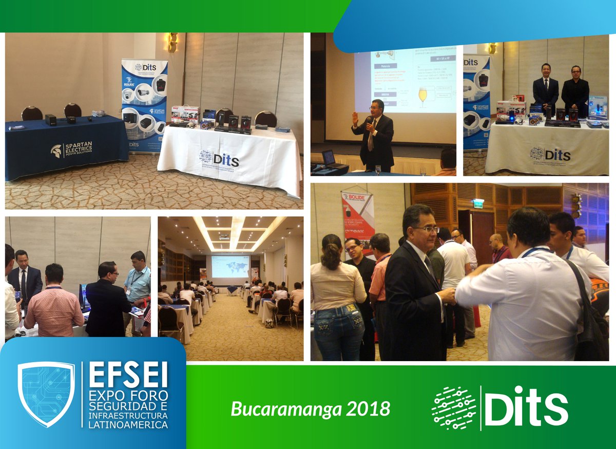 DitsLatam's tweet photo. Presentación y exhibición de equipos en @ExpoForo - Bucaramanga 2018
#DitsLatam #SpartanElectrics #BolideTechnology #SolucionesIT https://t.co/ZtseYYuQlH