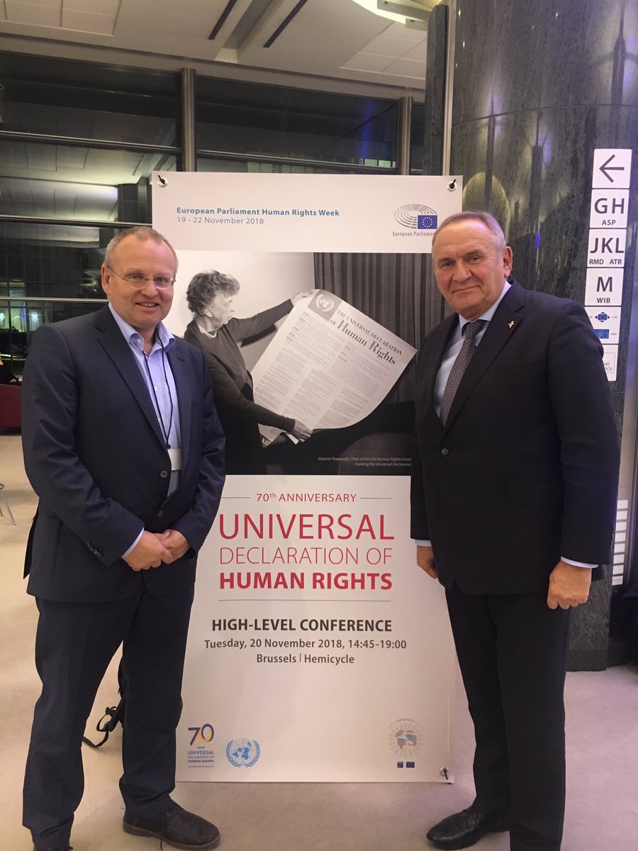 EOCEUOffice's tweet photo. On the occasion of the Human Rights Week of @Europarl_EN an exchange on sport and human rights took place. @EOCmedia ExCom member & Pres of NOC Poland A. Krasnicki took part in the discussion. Human Rights organisations and sport movement work together as allies for the progress! https://t.co/3SsSyRwbdV
